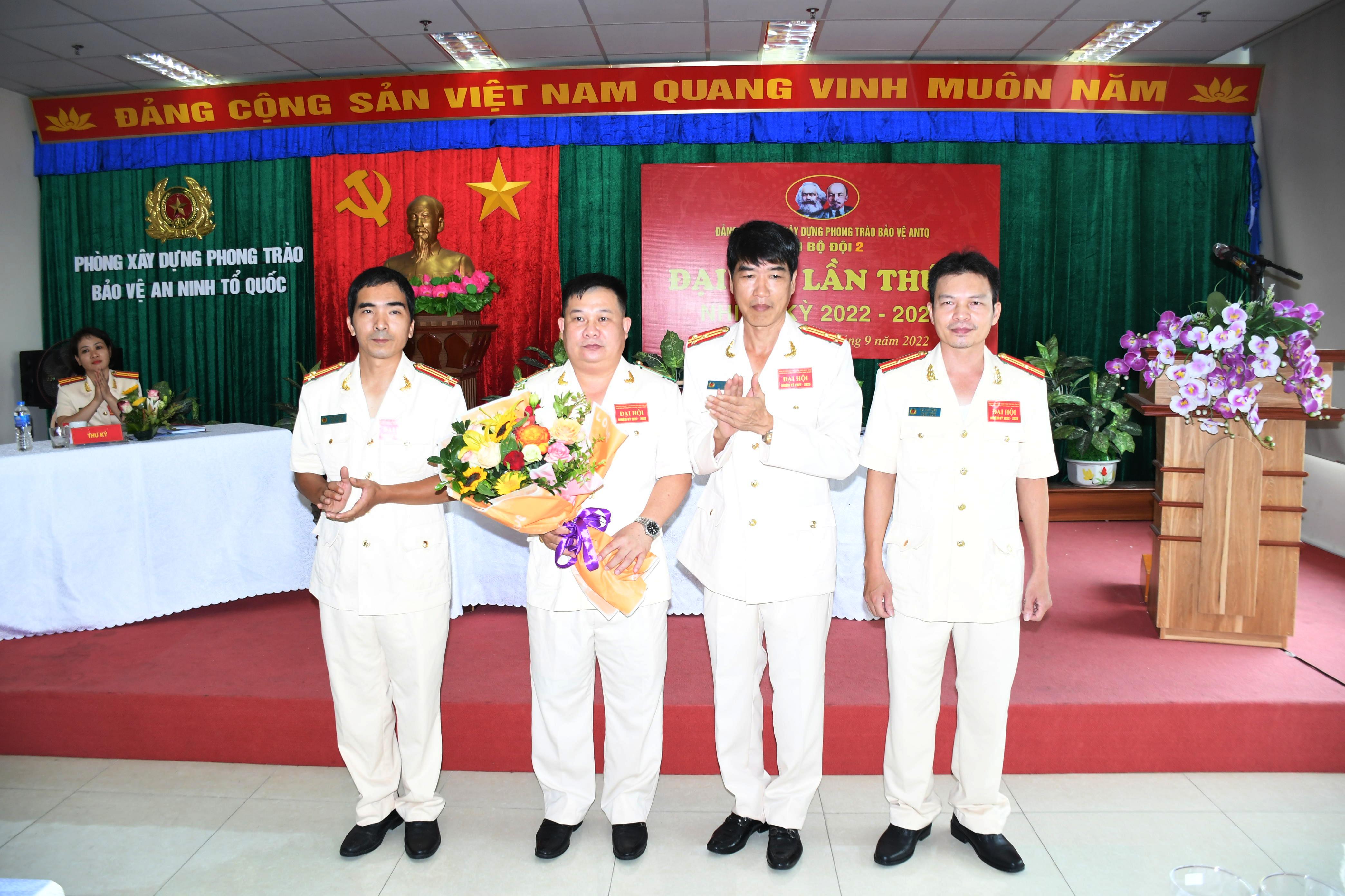 Đảng bộ Phòng Xây dựng phong trào bảo vệ ANTQ - CATP: Các chi bộ hoàn thành tổ chức đại hội
